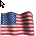 USA flag cursor