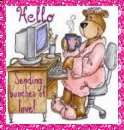bear at computer