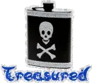 Treasured - Skull Flask