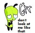 Gir crying