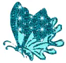 aqua butterfly