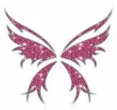 hot pink butterfly