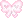 mini pink bow