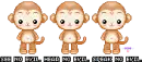 See no evil, hear no evil, speak no evil.