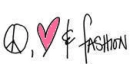 peace love fashion