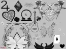 black and white things