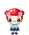 cute sad girl