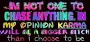 Karma's Motto