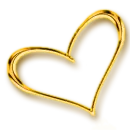 gold heart