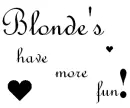 Blondes