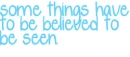 somethings...