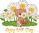 Sunflower Bear - Enjoy UR Day