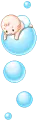 baby on bubble