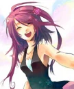 happy anime girl