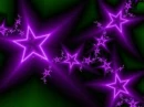 Plack purple stars