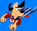 dog fliying