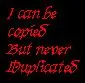 I can be copied 