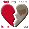 Half of my heart is in Iraq