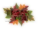Fall Leaves-Thank You