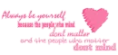 yourself