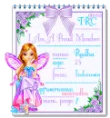 Radha Rainbow cub member card