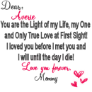 Dear Averie