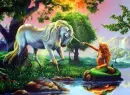 mermaid with unicorn