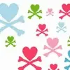 Hearts and Skull Crosses