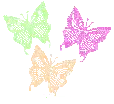 3 butterflies