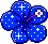 little blue flower
