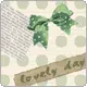 lovely day/green bow