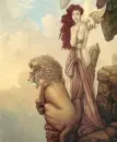 Angel and lion