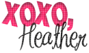 xoxo, heather