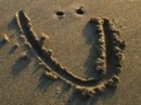 Smile in the sand