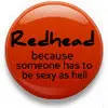 sexy redhead button