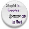 stupid button