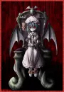 GOTHIC LIL GIRL WITH BUNNY