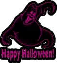Pink glow halloween