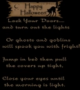 Happy Halloween Poem.