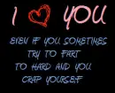 i love you