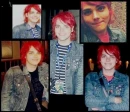 gerard way has red hair??