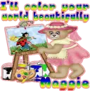 Maggie (bear painting)