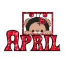 Ladybug Bear- April