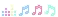 3 musical notes