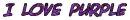 i love purple