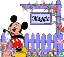 Mickey Mouse Floral Garden - Maggie
