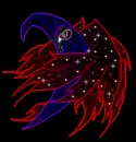 Dark Winged Moon Glitter