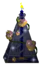 Dark Flower Candle