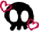 skull heart