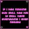 If I had nothing